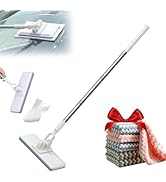 Disposable Dust Mop with 10 Reusable Cloths, 2026 New Lightweight Mini Mop, Convenient Flat Mop f...