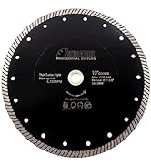 SHDIATOOL Diamond Turbo Blade 10 - Inch Super Thin Cutting Disc for Porcelain Ceramic Tile Granit...