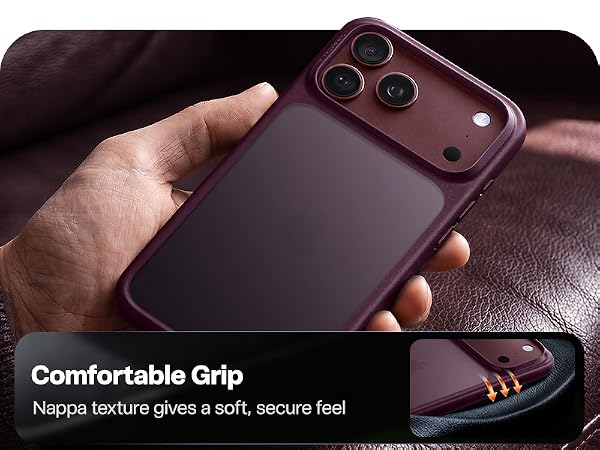 TORRAS for iPhone 18 Pro Case Burgundy Purple, Guardian Champion Series