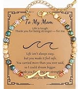 NUKAYAI Wave Bracelet Life Inspirational for Women, Bracelets Gifts for Bestie Sister Daughter, V...