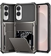TOPAUX for Samsung S25 Edge Wallet Case Galaxy S25 Edge Wallet Case Card Holder 1 to 5 Credit Car...