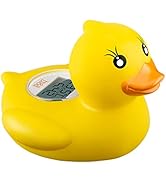b&h Baby Thermometer, The Infant Baby Bath Floating Toy Safety Temperature Thermometer (Lady Duck)