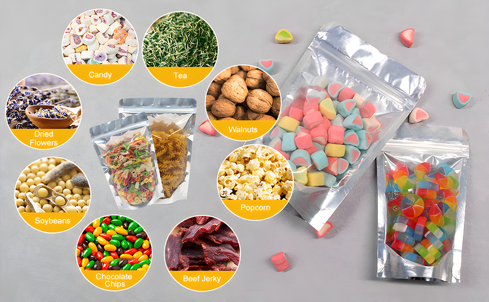 stand up mylar bags