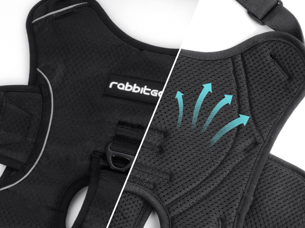 the rabbit sports waterproof vest is a waterproof vest that can be worn on the back of the vest.