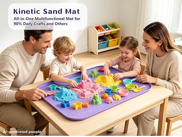 kinetic sand mat