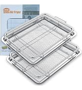2 Pack Air Fryer Basket for Oven, 15.6