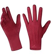 Achiou Women Winter Touchscreen Gloves Soft Comfortable Thermal Elastic Stretch Texting Glove for...