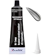 Realth Silicone Gasket Maker Grey Oil 1 Pack, High Temperature RTV 3.53 Oz Ultra Resistance Seala...