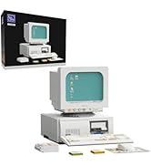 BRICKKK Retro Computer Building Blocks Set, Vintage PC Model Kit for Adults, Creative Collectible...
