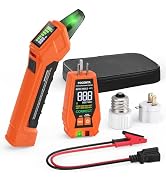 FOCEMTA Circuit Breaker Finder Kit with GFCI Outlet Tester for 90-135V AC Circuits,includes Light...