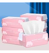 Cayxenful Disposable Face Towel Face Cloths for Washing Soft Cotton Dry Wipes Facial Cloths Towel...