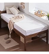 SINWEEK 3 Inch Gel Memory Foam Mattress Topper Twin XL Size for College Dorm, Ventilated High Den...