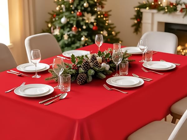 Red Tablecloth