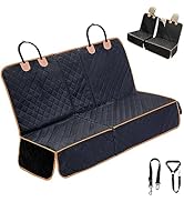 NESTROAD 4-in-1 Dog Car Seat Cover for Back Seat,Convertible Front Seat Covers Heavy-Duty and Non...