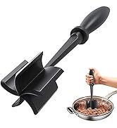 Upgrade Meat Chopper, Heat Resistant Meat Masher for Hamburger Meat, Ground Beef Smasher, Nylon H...