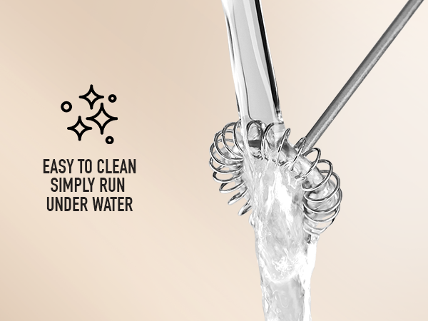 Easy to clean simply run under water