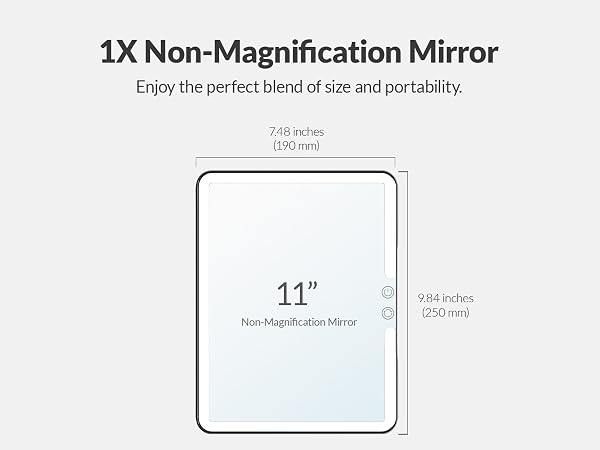 HUGOAI Lighted makeup mirror