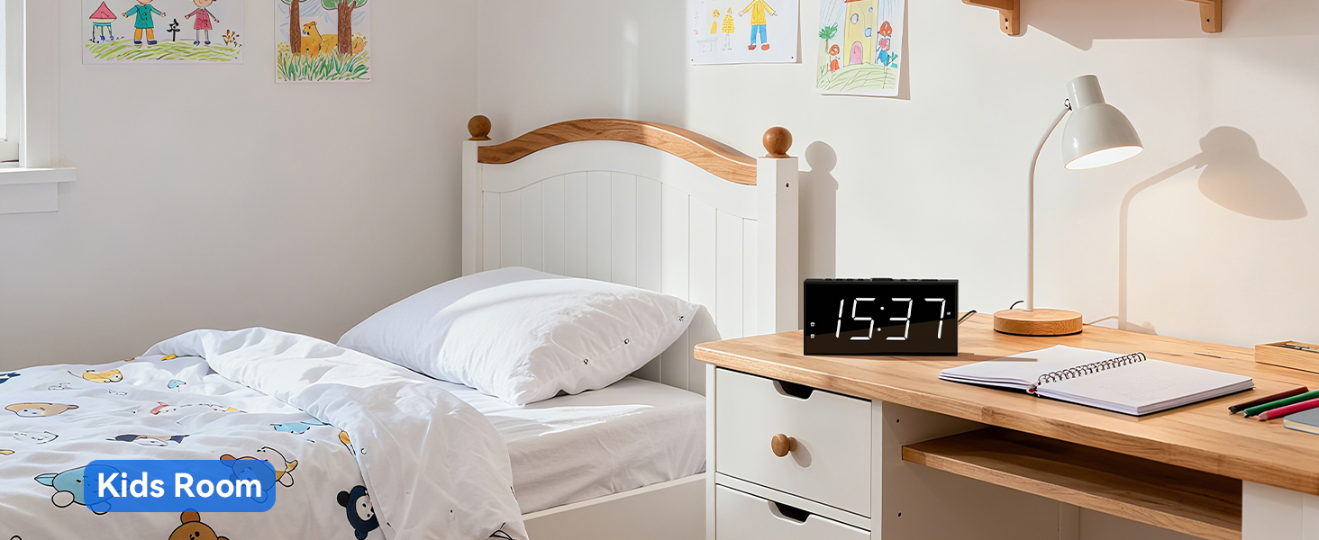 alarm clocks for bedrooms