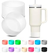 KTKUDY 2Pcs Protective Silicone Boot for Stanley Quencher Tumbler H2.0 30 oz 40 oz & IceFlow 20oz...