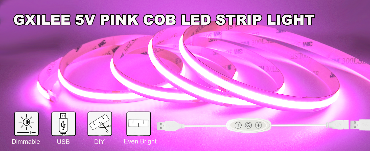 pink led lights