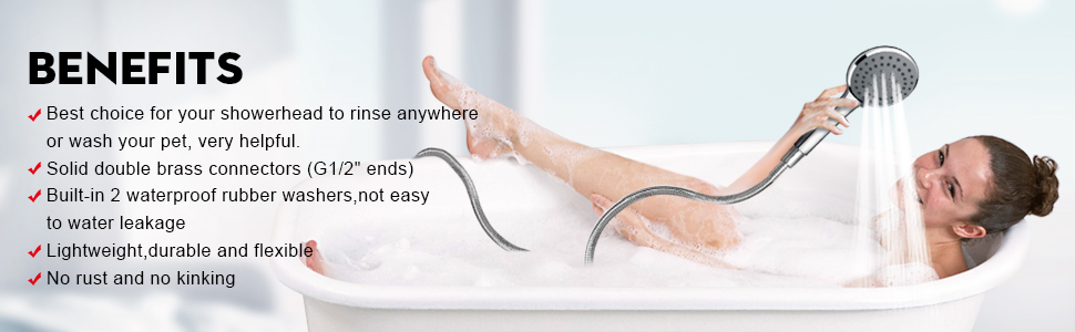 Handheld Shower Head Hose