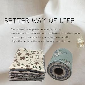 reusable toilet paper washable