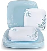 R-kay Blue Plastic Plates - 64 Count - 16 Dinner, 10 Inch Blue Plates And 16 Salad/Dessert, 7 Inc...