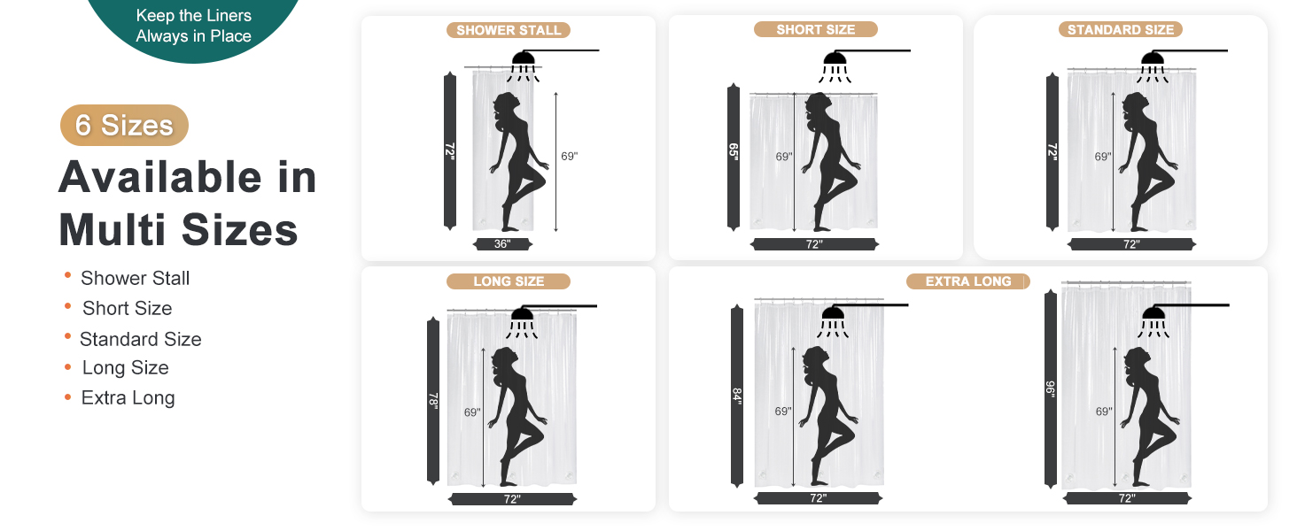 heavy shower curtain liner