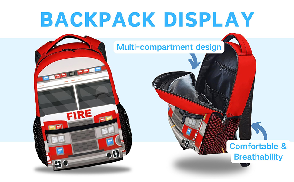 truck schoolbag, bookbag