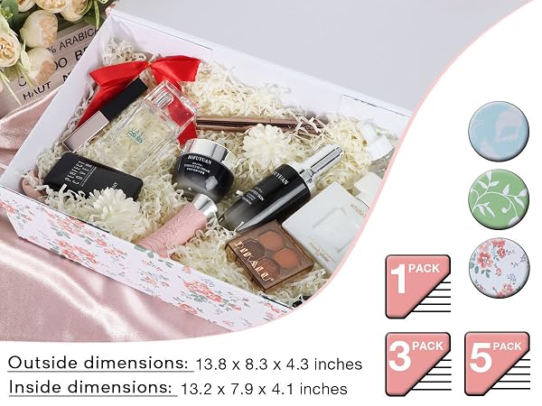 Gift Box with Magnetic Lids