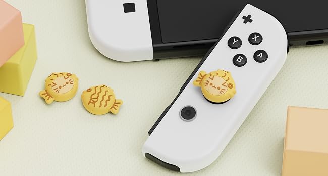 PlayVital Joystick Caps for Nintendo Switch, Thumbstick Caps for Switch Lite