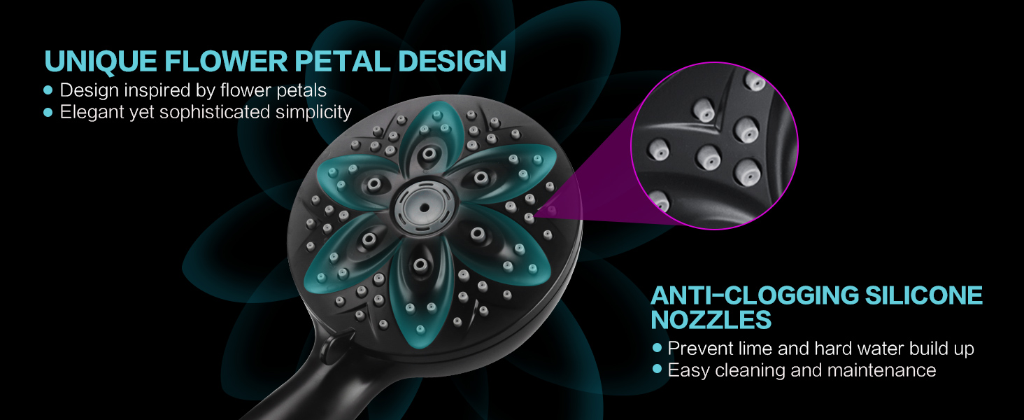 shower heads with handheld spray combo