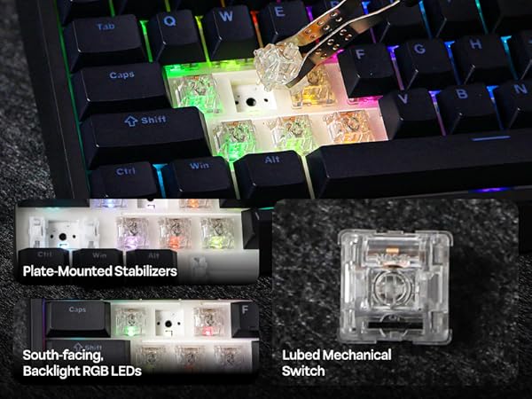 EPOMAKER G84 80% Gasket Mechanical Keyboard