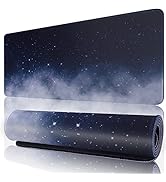 11.8x23.6 Inches Large Gaming Mouse Pad Mat with Stitched Edge Non-Slip Rubber Base Washable Resi...