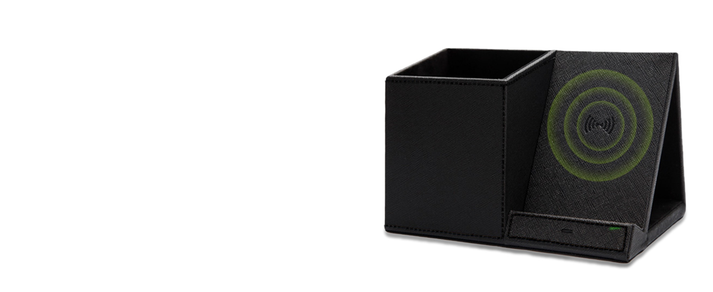 wireless charger with desk organizer