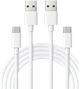 MAS CARNEY USB A to USB C Cable 2Pack 6FT & 3FT, Fast Charging Cable, for iPhone 17/16/15, Samsun...
