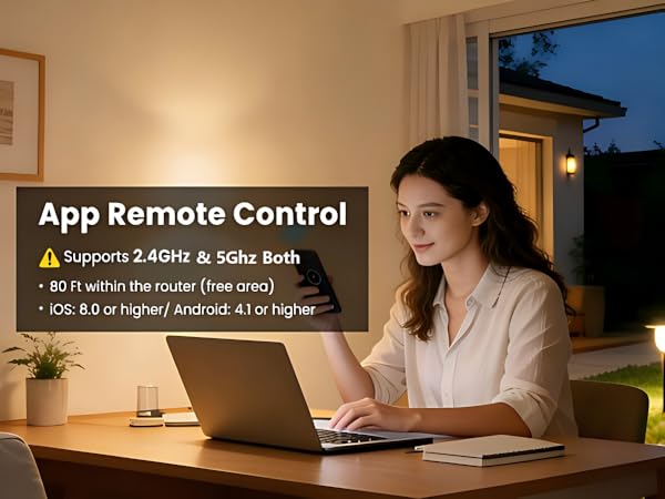 app remote control, support both 2.4G and 5G
