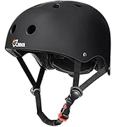 JBM Skateboard Helmet - Lightweight, Adjustable & Design of Ventilation Skate Helmet for Scooter,...