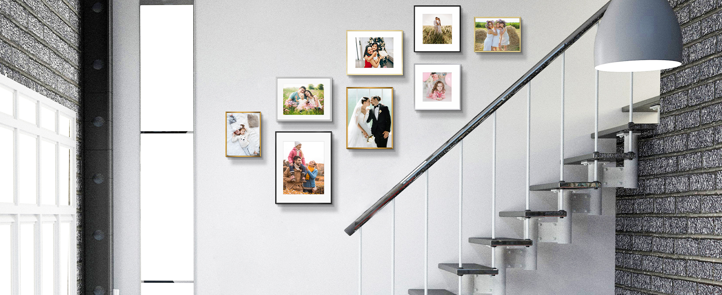 wall frames for stair