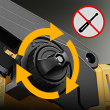 Tool-free chain tensioner