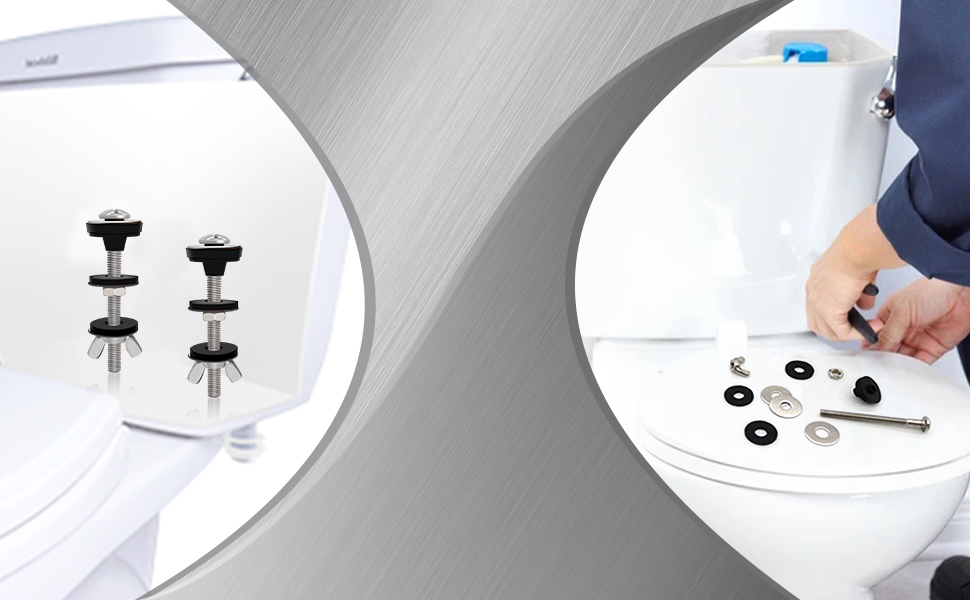 6-Universal Toilet Tank to Bowl Bolts Kit