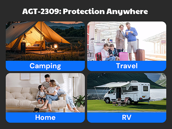 carbon monoxide detector co meter portable for home camping