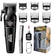 KEMEI 1667 Hair Clippers Trimmer for Men Barber Clippers for Hair Cutting | 2500 mAh Cordless wit...