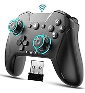 UNIHOW Controller for PC/Laptop/Android/TV/Tesla/Steam/Switch, Switch Pro Controller with Backbon...