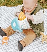 GUND Baby Play Soft My Woodland Friends 5-Piece Plush Playset with Rattle, Squeaker & Crinkle Plu...