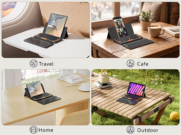 wireless keyboard with trackpad