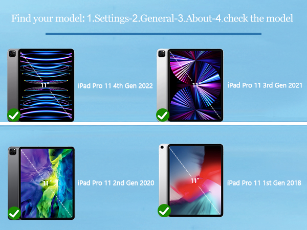 iPad Pro 11 Case 2022 4th Generation 2021 3rd Generation