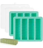 2Pack Silicone Butter Mold Tray with Lid,Non-Stick Butter Mold Tray with Measurements,Butter Mold...