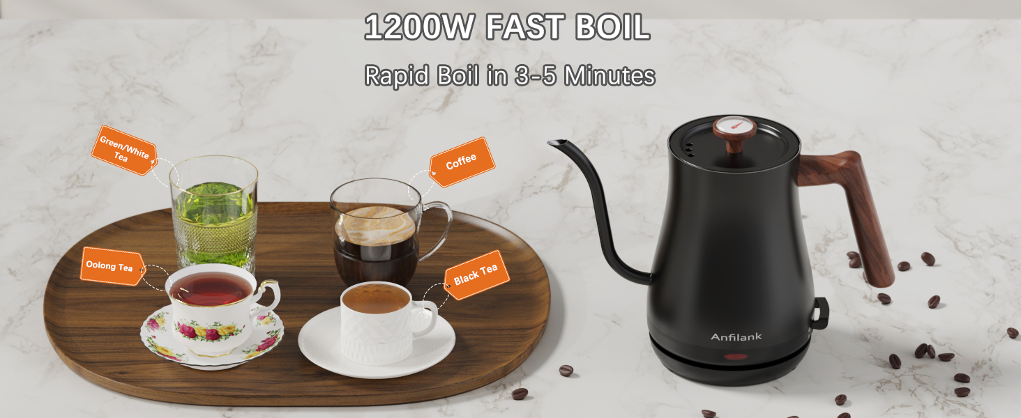 electric tea kettles automatic shut off