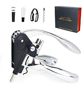 QONYFONE Wine Opener, Rabbit Corkscrew with Luxury Gift Box, Premium 5-Piece Set, Includes Wine S...